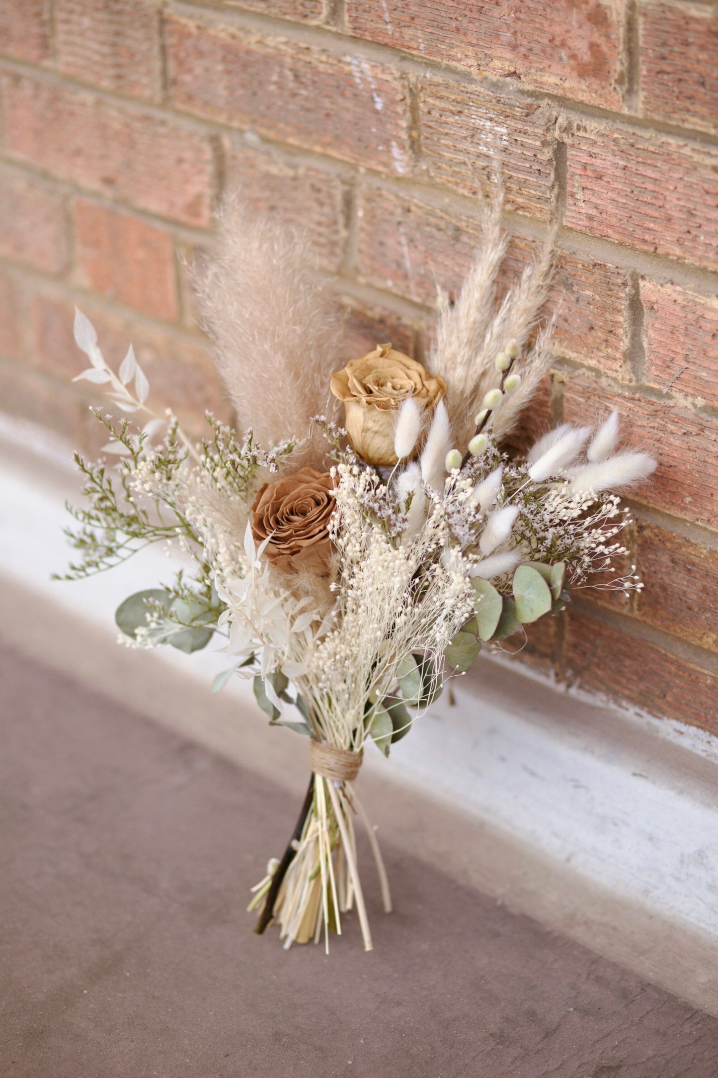 Neutral Nude Tone Bridal Bouquet