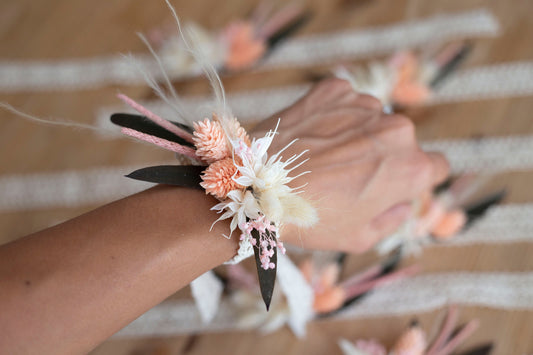 Blush Wrist corsage