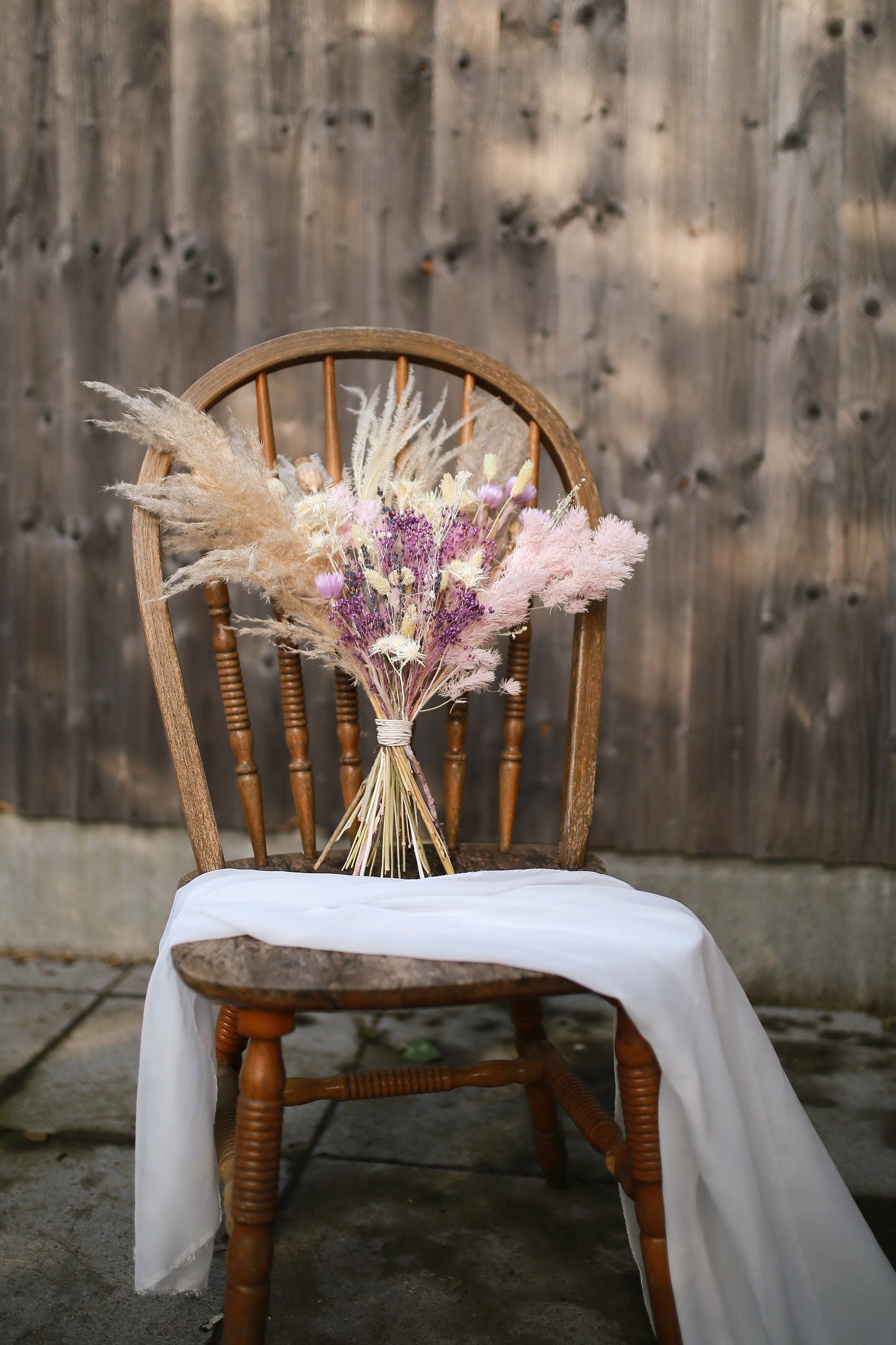 Pampas Bridal Bouquet Light Pink Colour Flower