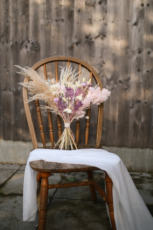 Pampas Bridal Bouquet Light Pink Colour Flower