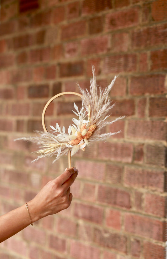 Pampas Grass Birthday and Wedding Cake Topper