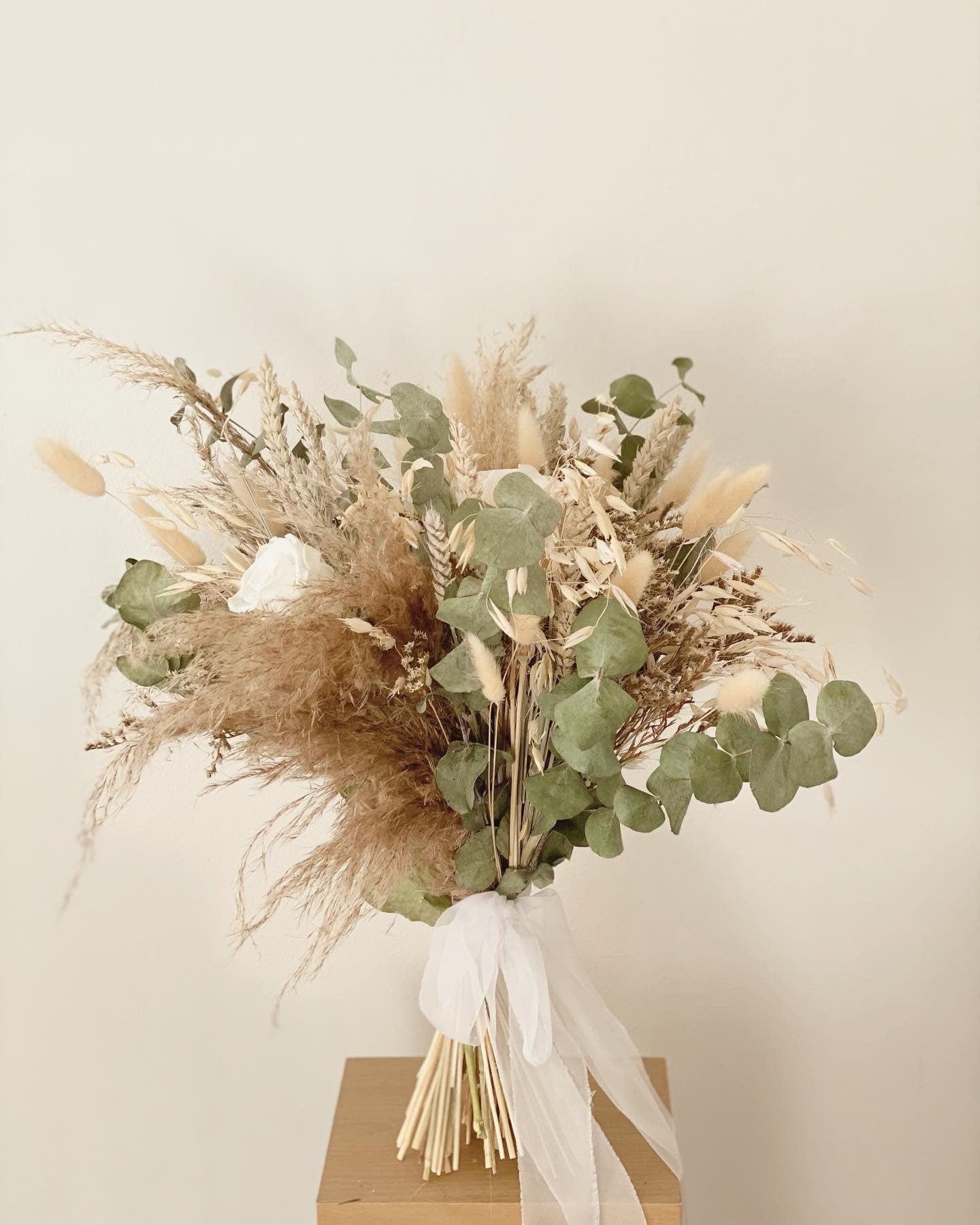 Pampas Grass and Eucalyptus Bouquet