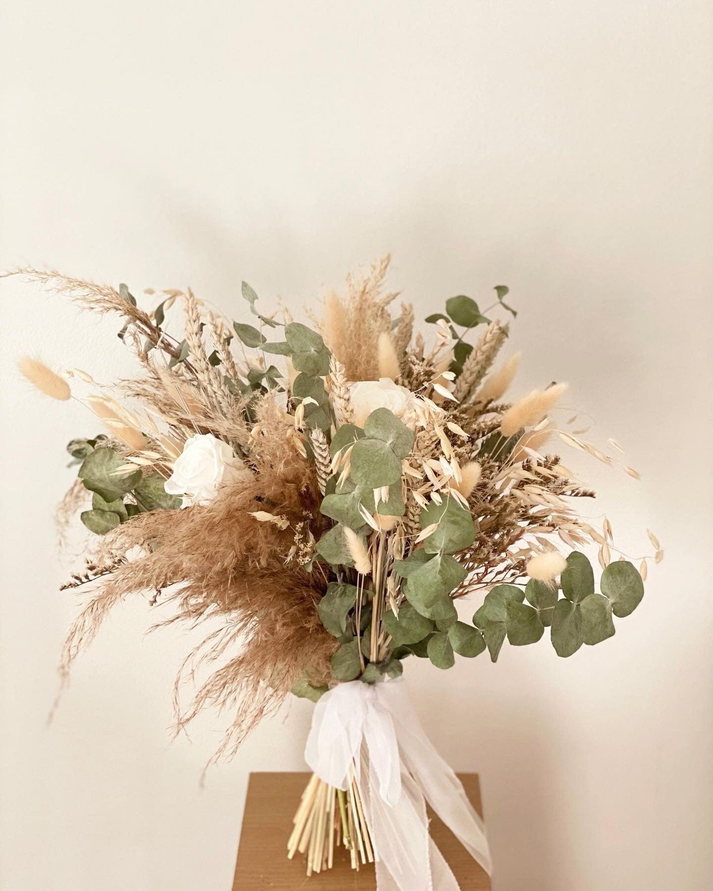 Pampas Grass and Eucalyptus Bouquet