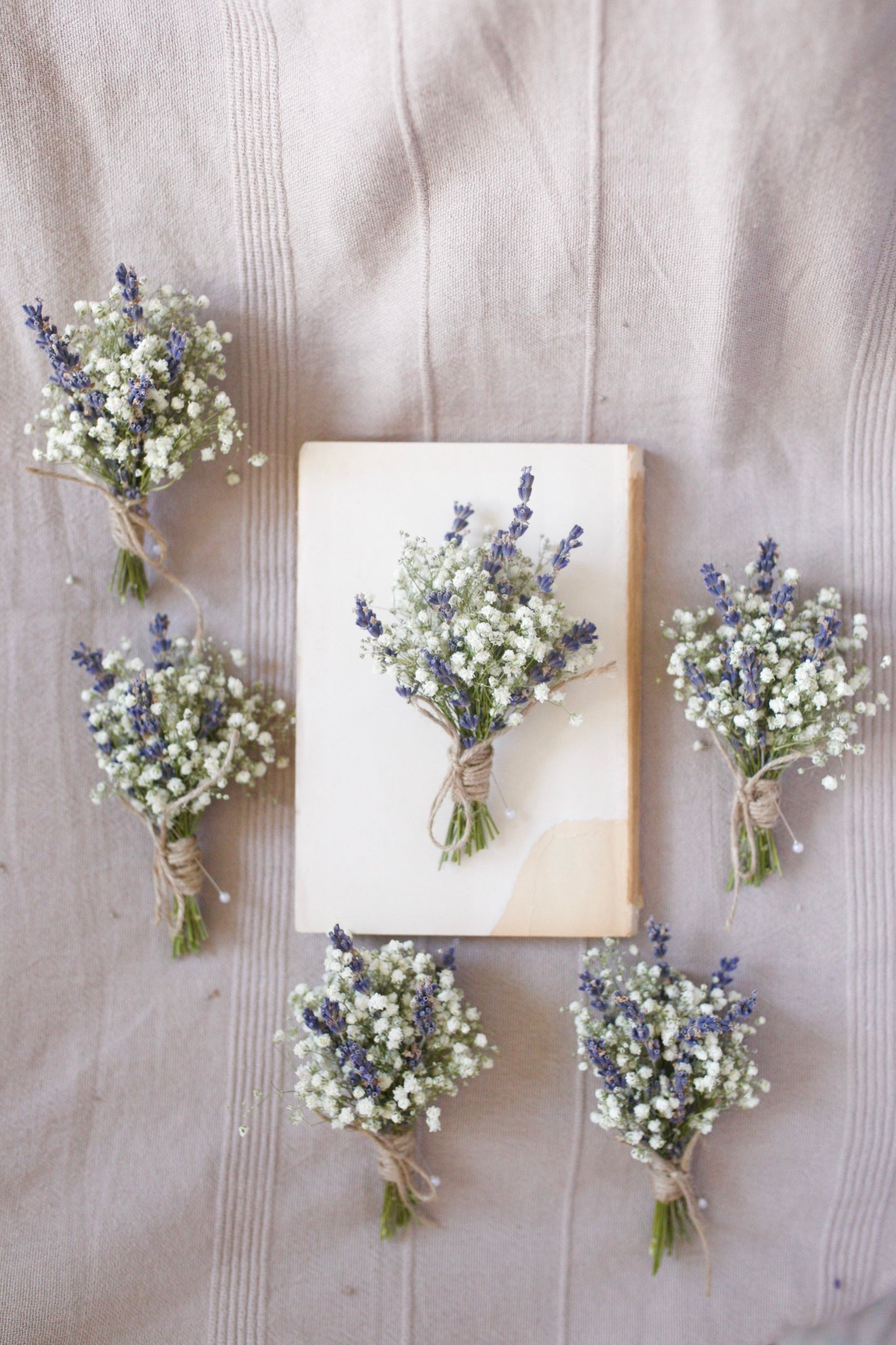 Lavender Boutonniere