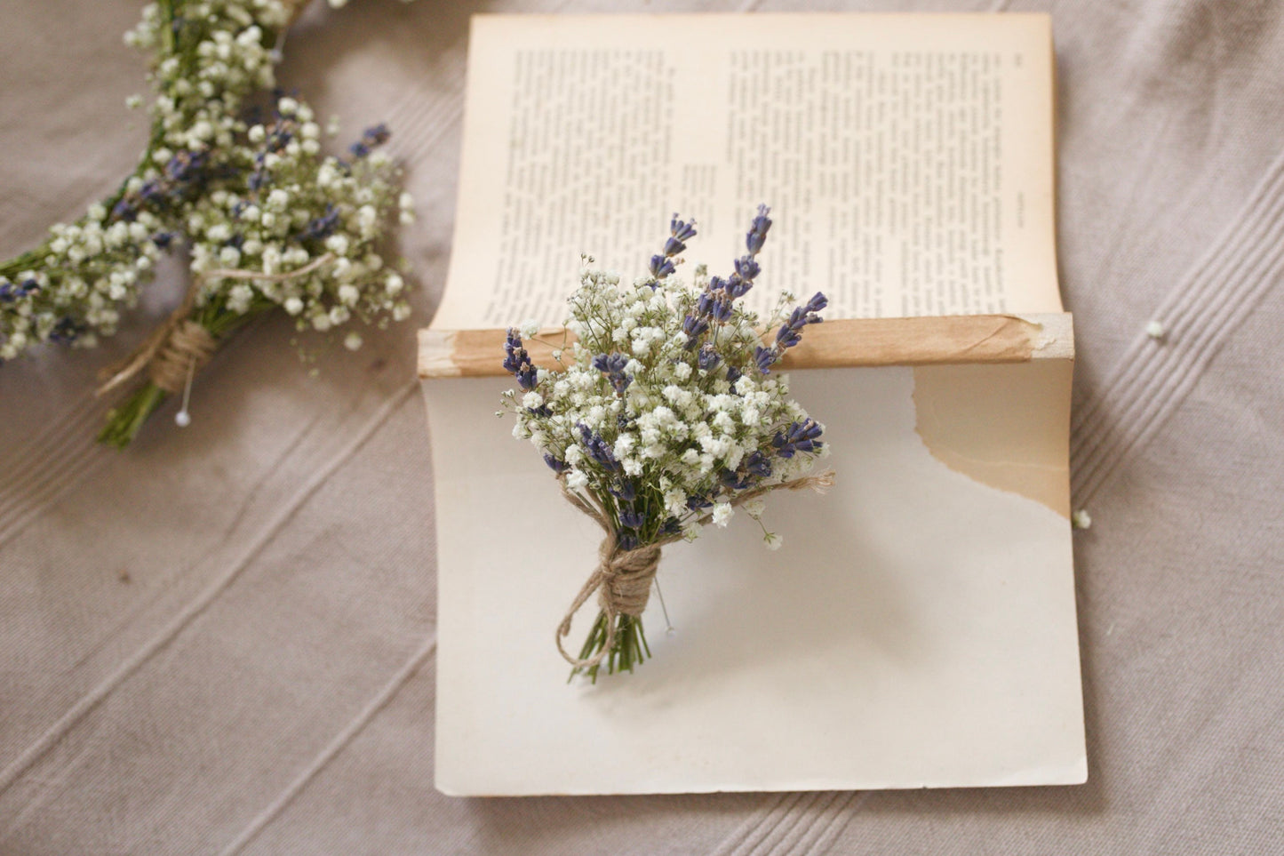 Lavender Boutonniere