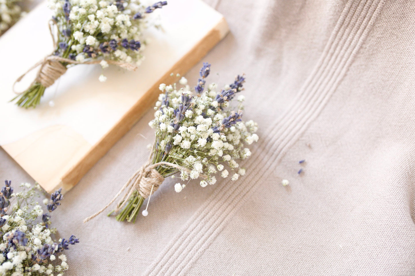 Lavender Boutonniere