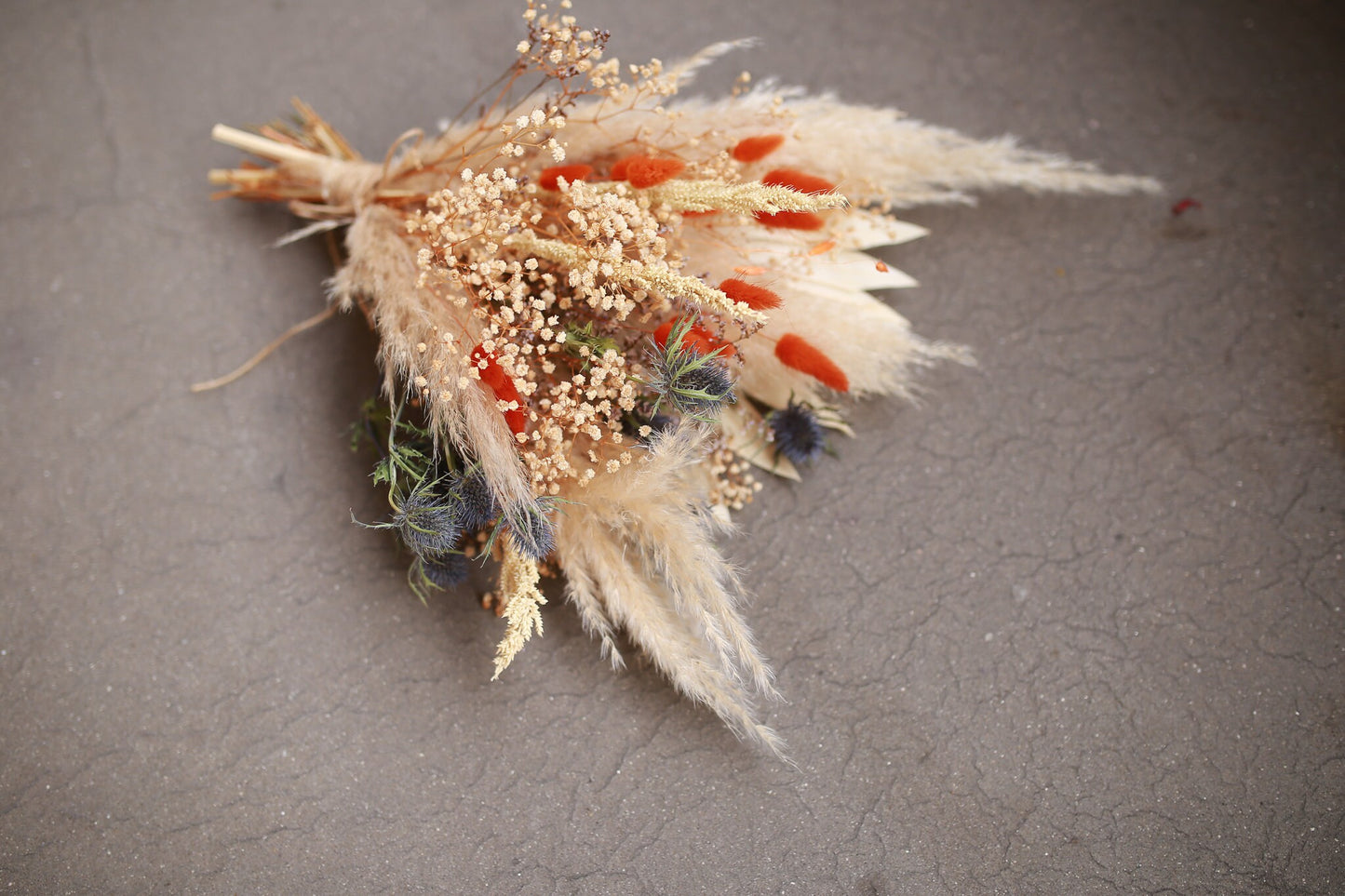 Meadow Orange Wedding Bouquet