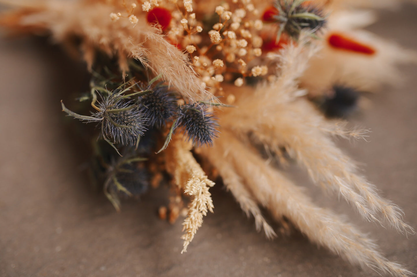 Meadow Orange Wedding Bouquet