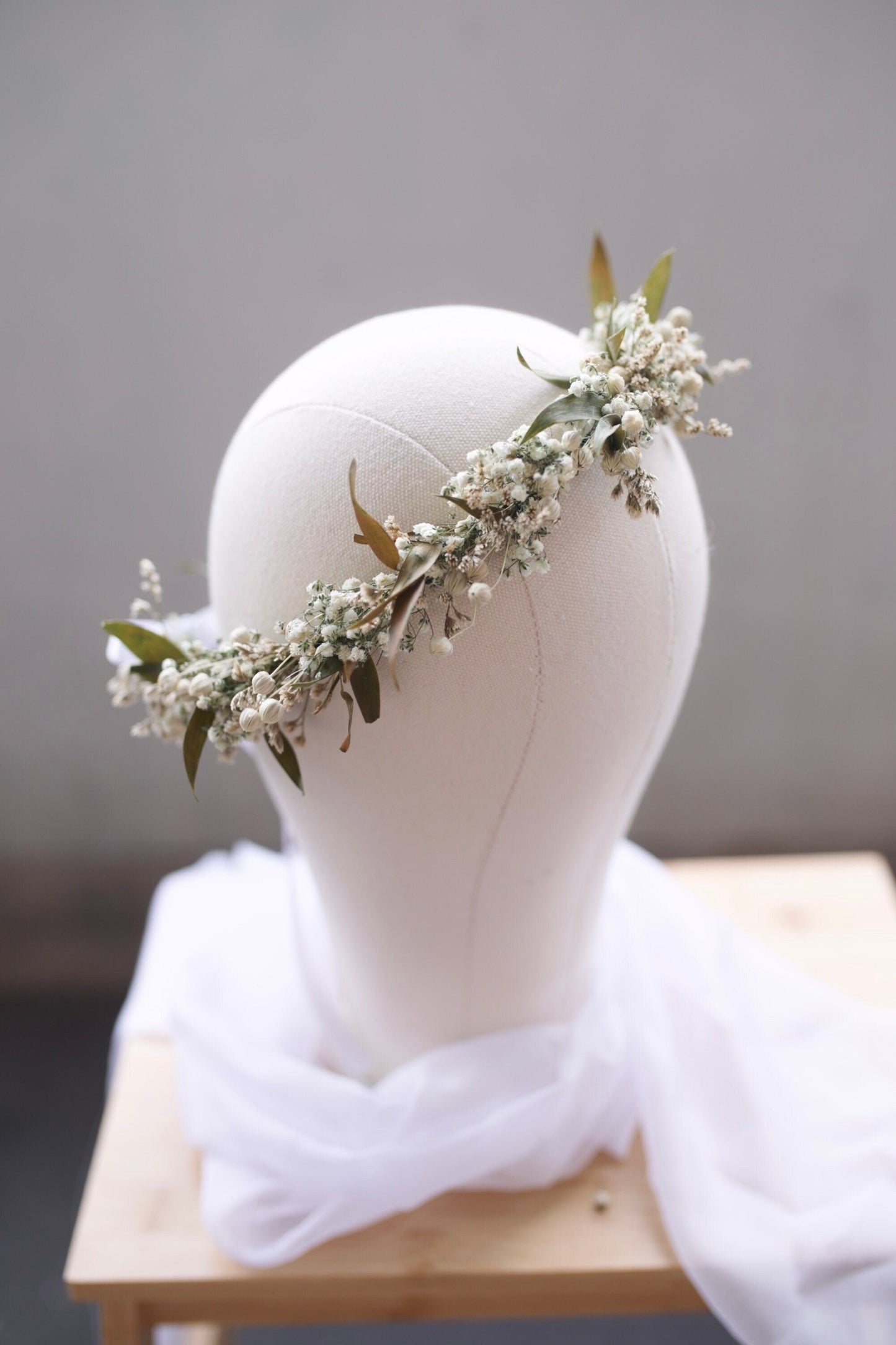 Dried Eucalyptus Wreath for Bride