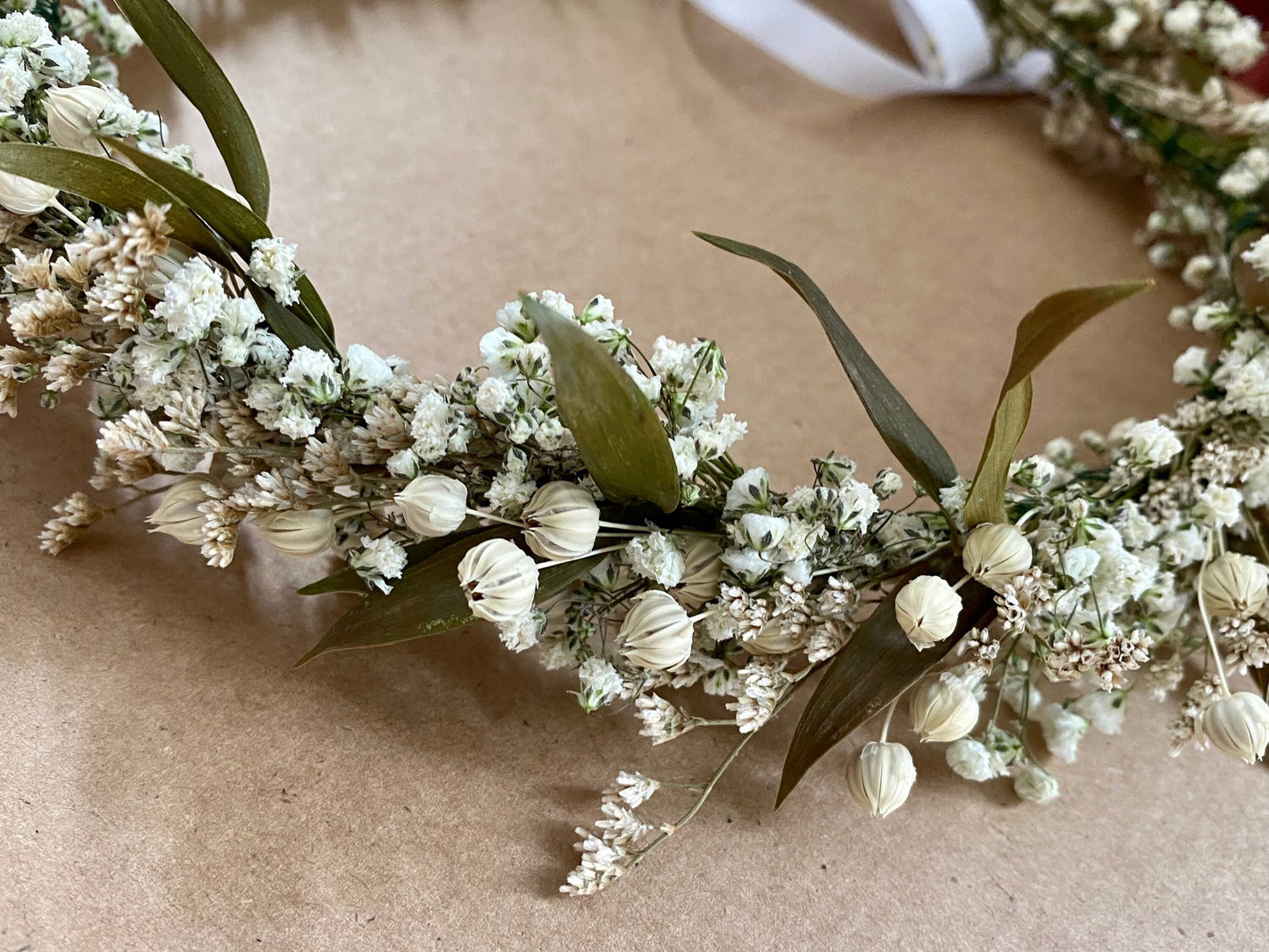 Dried Eucalyptus Wreath for Bride