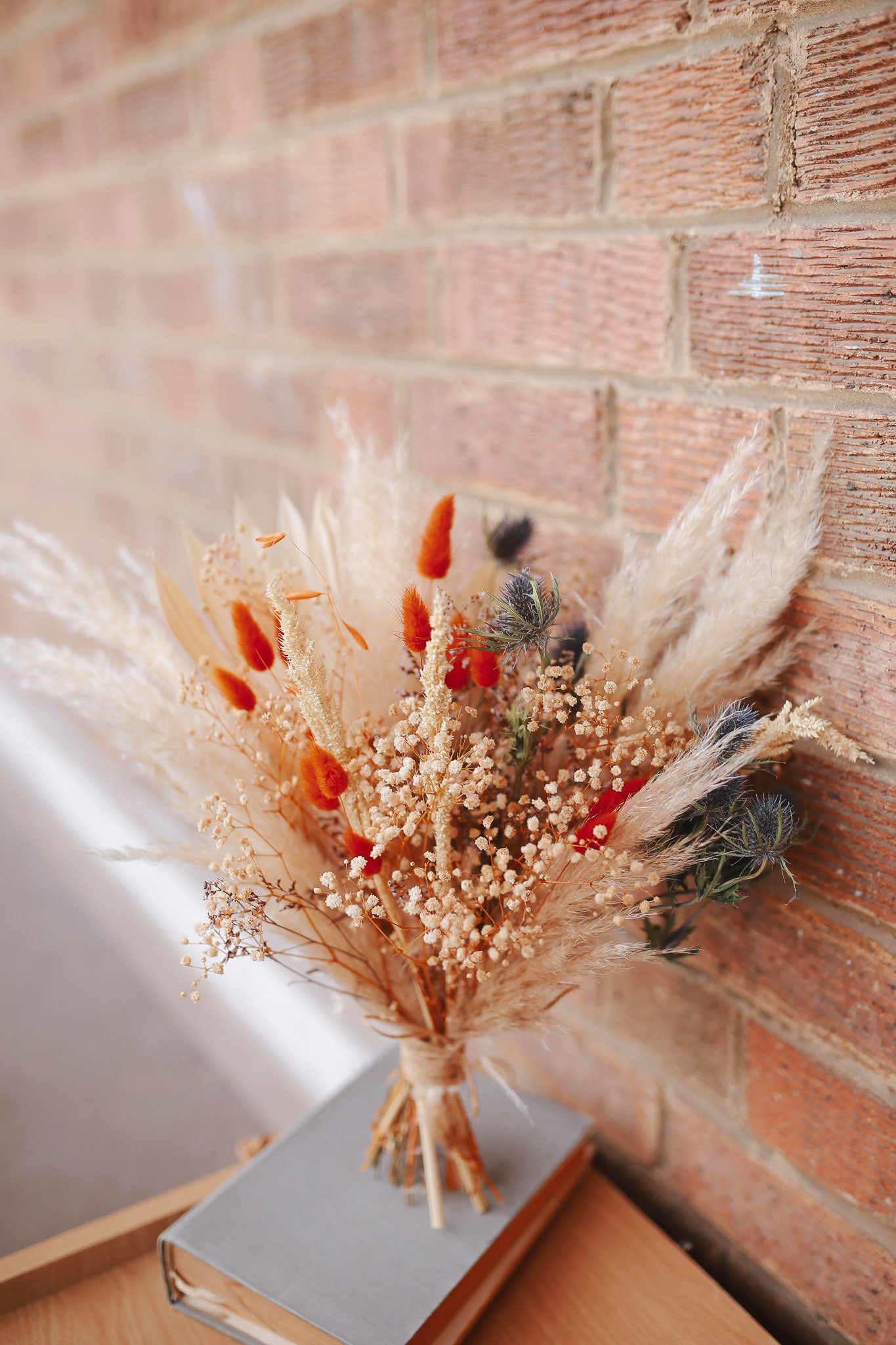 Meadow Orange Wedding Bouquet