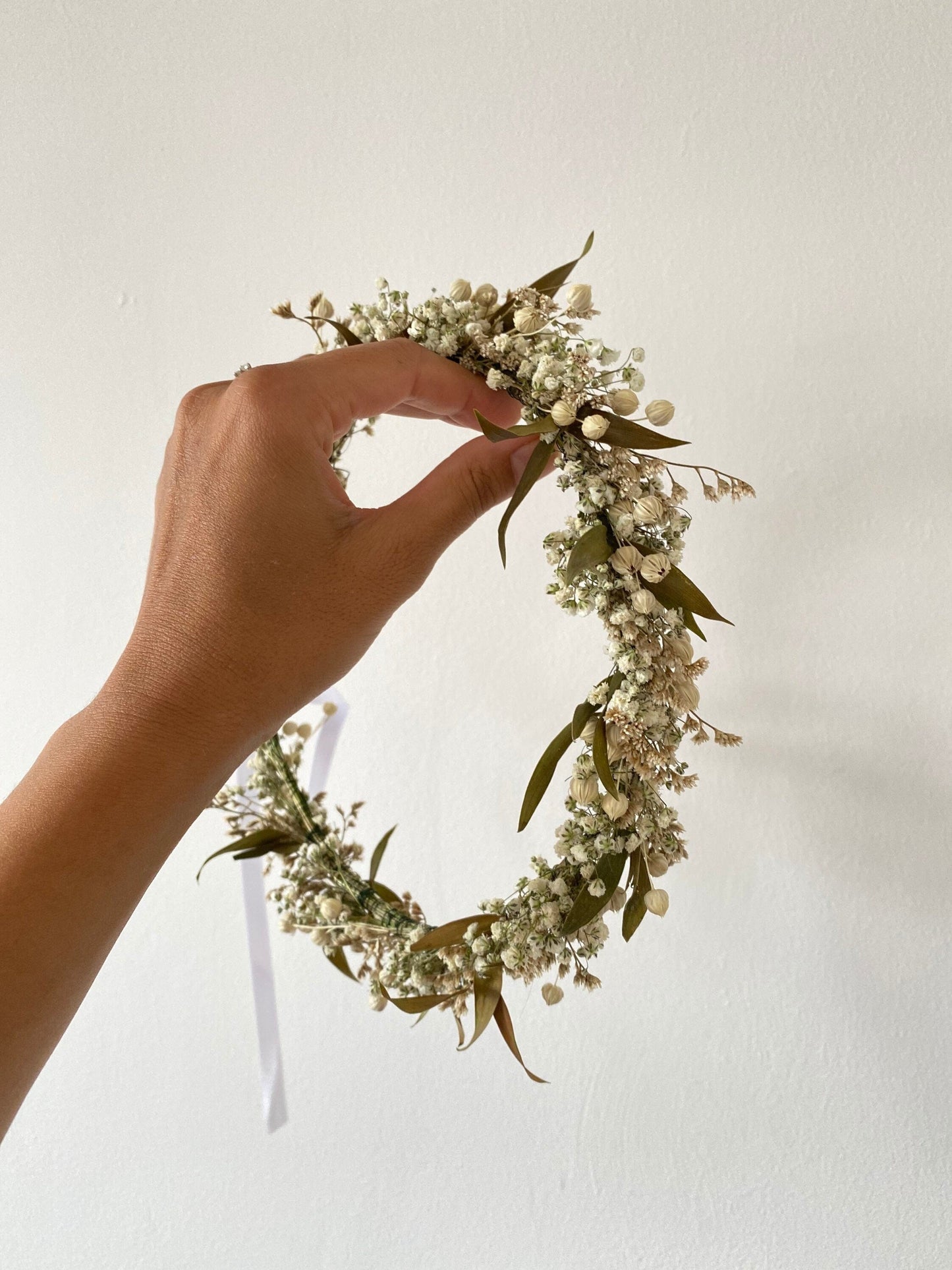 Dried Eucalyptus Wreath for Bride