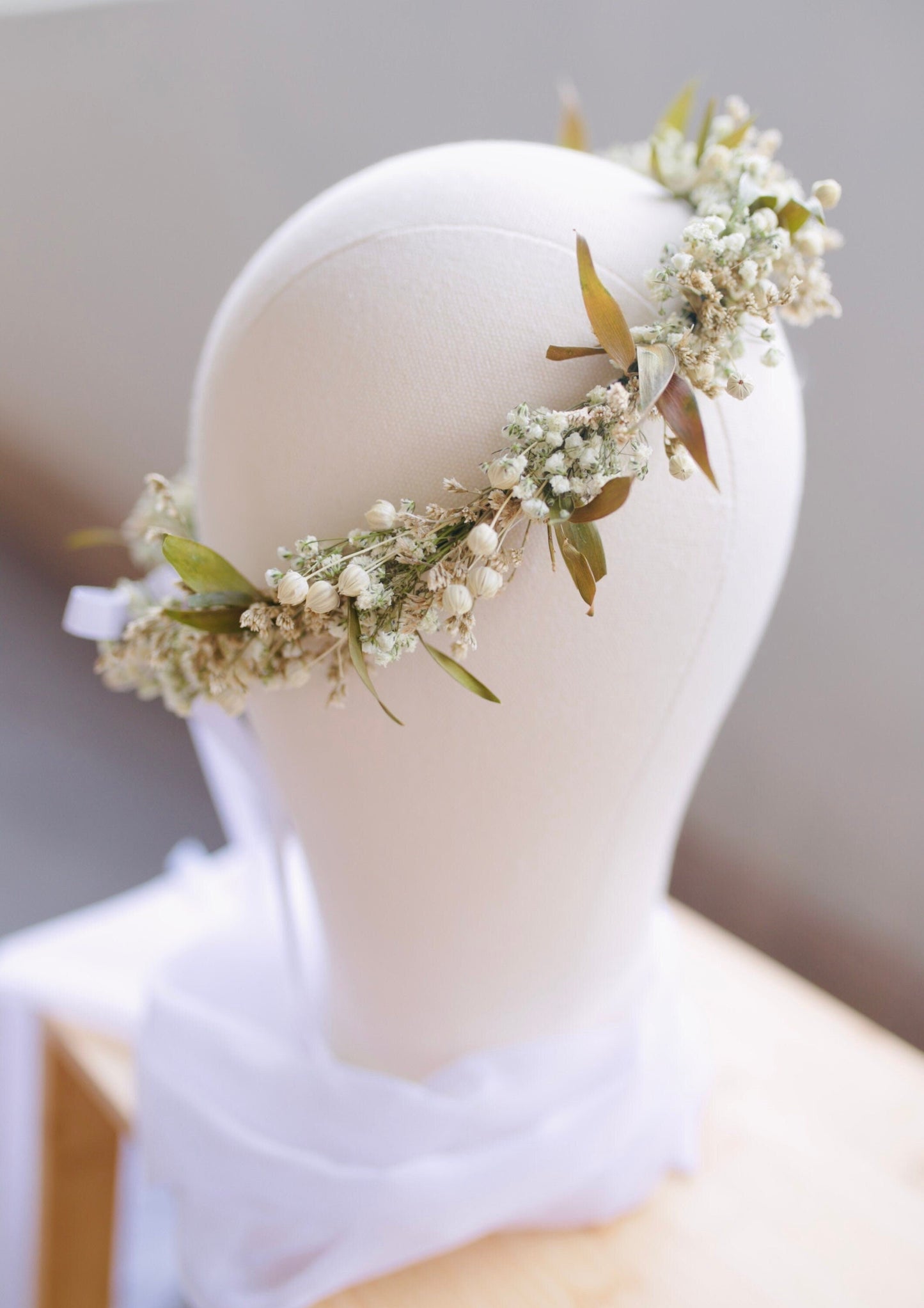 Dried Eucalyptus Wreath for Bride