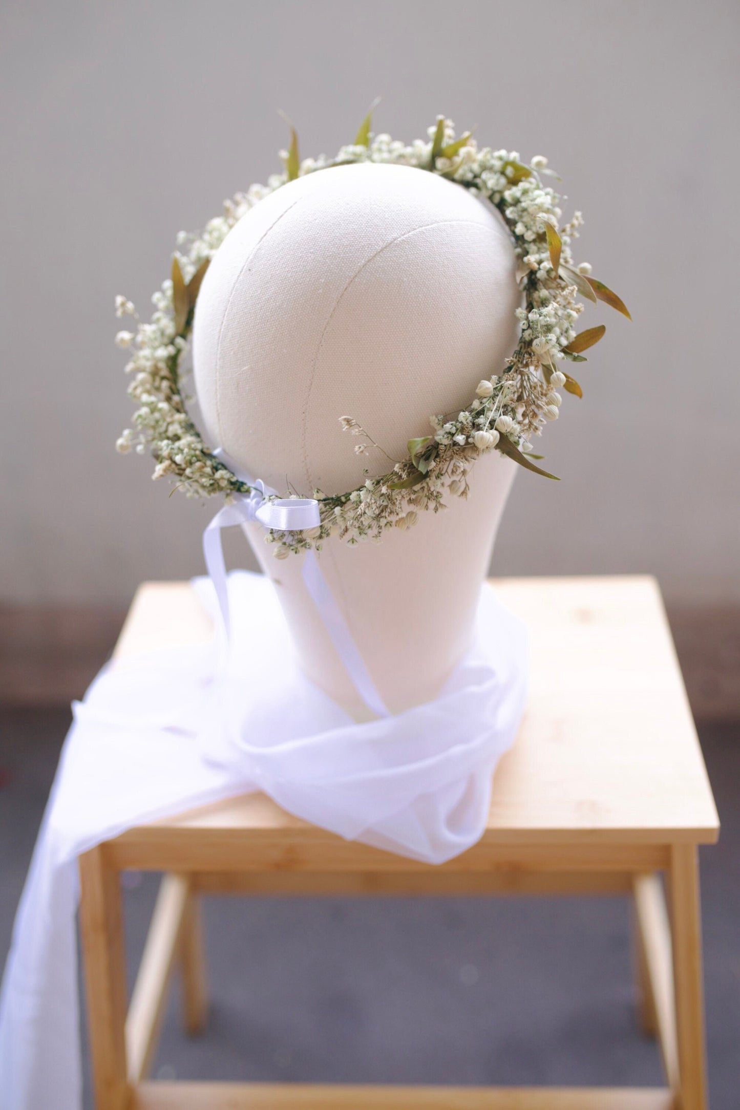 Dried Eucalyptus Wreath for Bride