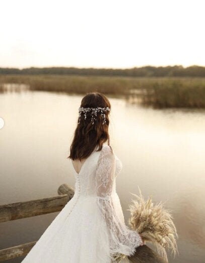 Pampas Grass Bouquet White Rose Bouquet