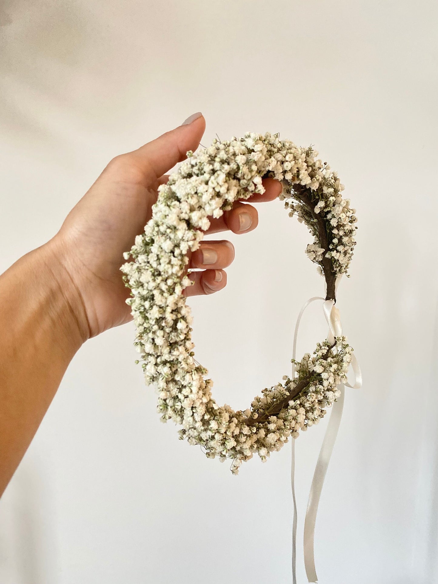 Baby's Breath Headpieces/Bridesmaid Baby's Breath Wrist Hair Crown/Dried Wedding Flower/Floral Headpieces/Boutonniere/Flower Comb/Gypsophila